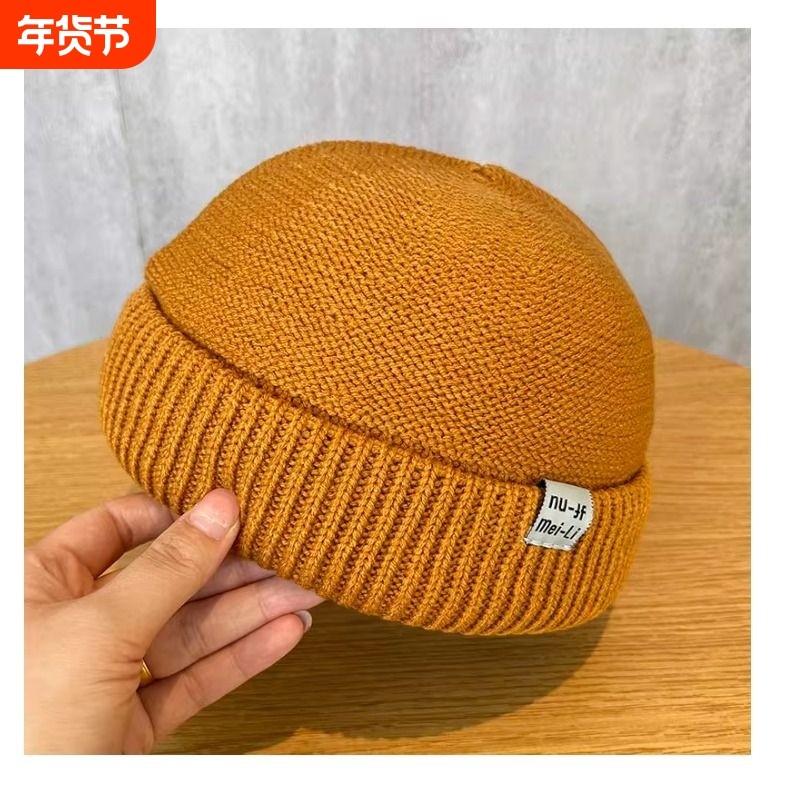 无檐针织帽子男女秋冬大头日系嘻哈西瓜雅痞地主帽瓜皮薄款毛线帽,服饰配件/皮带/帽子/围巾,帽子,淘宝优惠券,粉丝福利购,淘宝优惠卷
