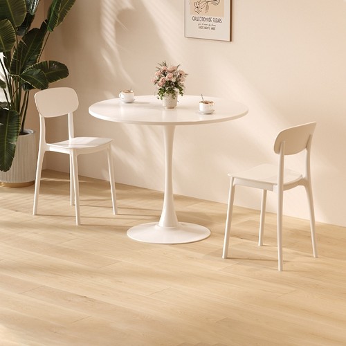 简约圆餐桌岩板材质|千人加购