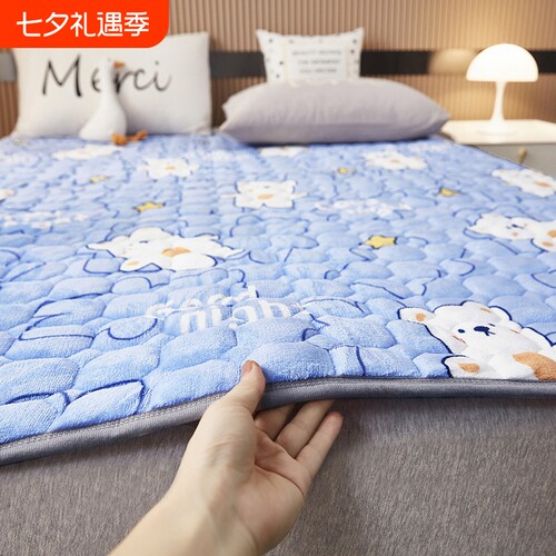 床垫1.5m褥子1.2米单人法兰绒垫
