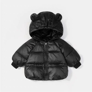 童泰款宝宝羽绒服轻薄儿童冬装外套短款男童女童棉衣冬季洋气潮