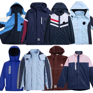 送校徽厦门加绒冲锋衣小学集美市直属海沧翔安湖里思明同安区风衣