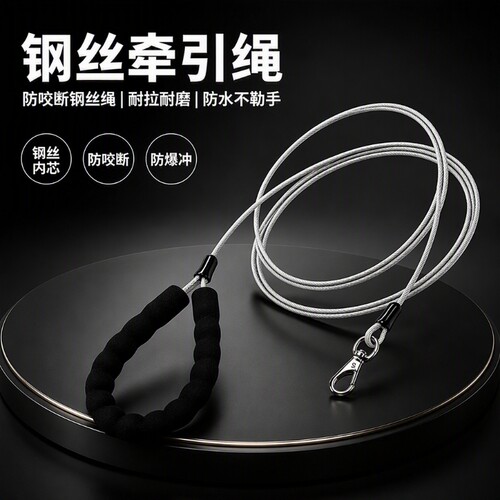 狗狗牵引绳猫咪钢丝绳加长加粗
