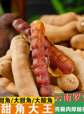 云南甜酸角大甜角新鲜新果酸甜原生态水果小零食好吃食品罗望子