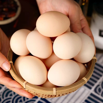 五谷喂养林间土鸡蛋新鲜鸡蛋农村笨鸡蛋农家散养柴鸡蛋营养健康