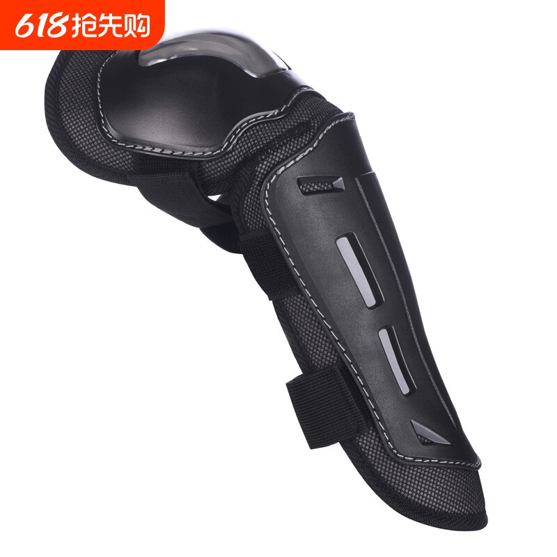 摩托电动车骑行护具不锈钢护肘护膝四件套防摔轮滑护腿装备