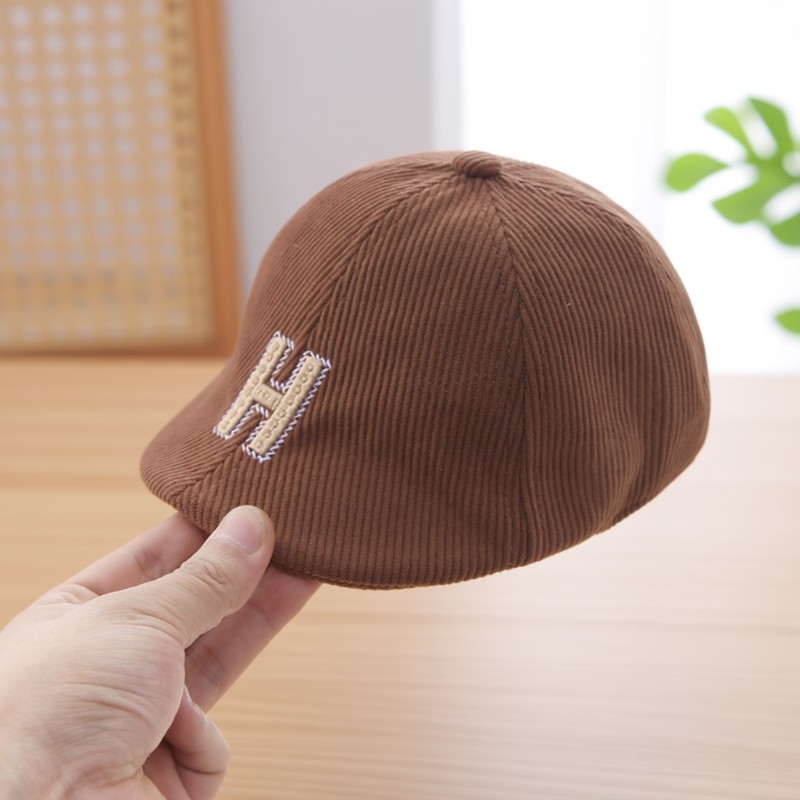 儿童帽子男孩贝雷帽秋冬季2025新款男童前进帽秋天宝宝鸭舌帽痞帅