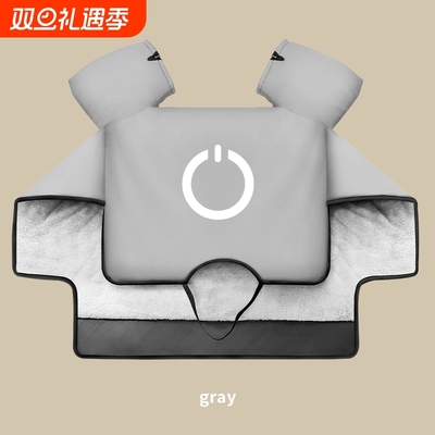 电动车挡风被冬季防寒罩电瓶车冬款高端加绒加厚双面防水风挡防风
