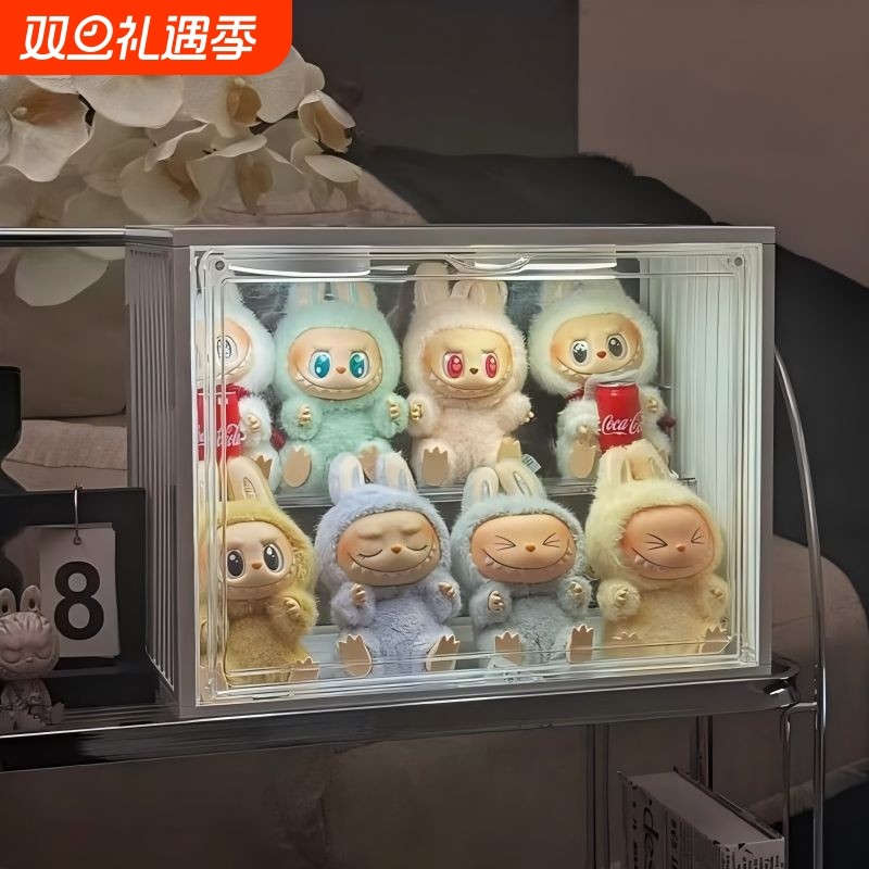 labubu亚克力搪胶展示盒