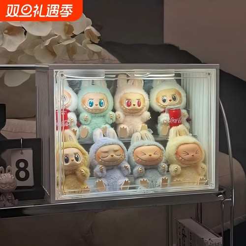 labubu亚克力搪胶展示盒