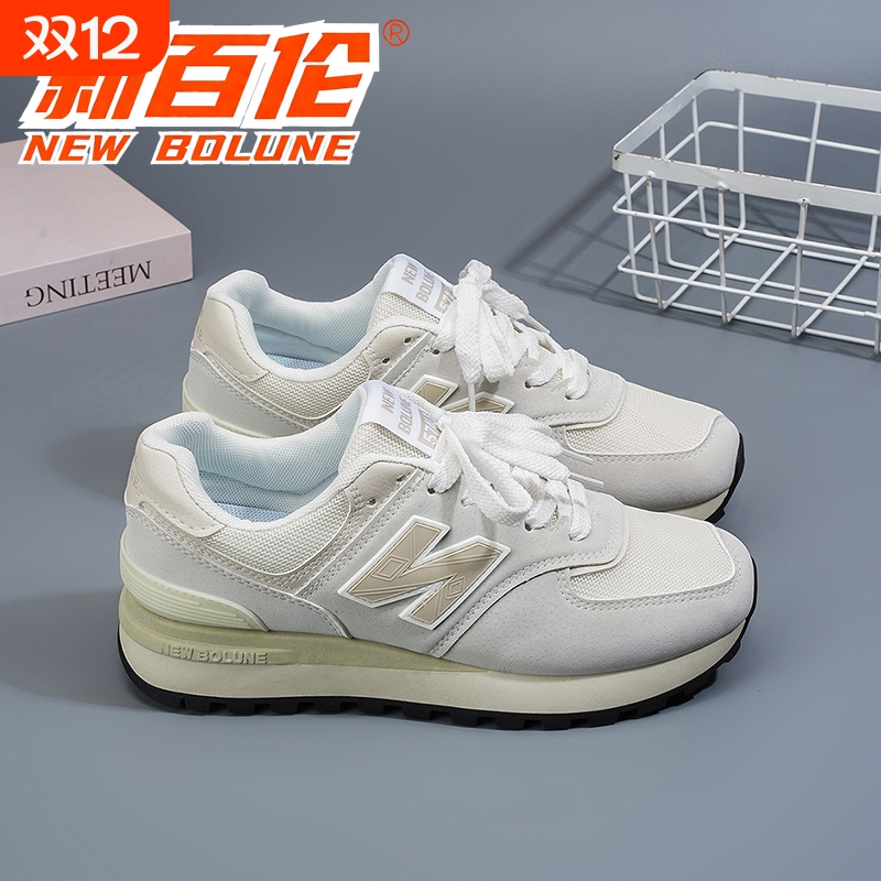 NEW BOLUNE/新百伦男鞋轻便运动鞋574百搭透气情侣增高休闲跑步鞋