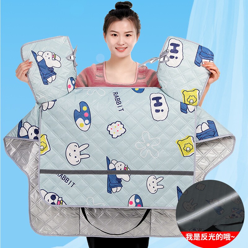 厂家夏季新款电动车挡风被晴雨两用摩托车挡风罩遮阳罩批发代发