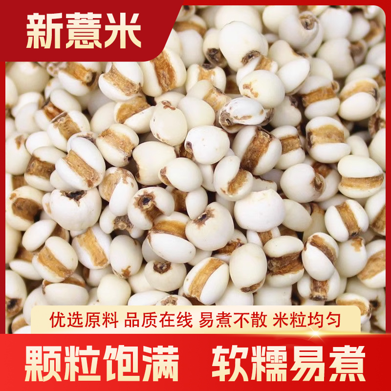 【易煮易开花】精选薏米仁 清香软糯粘滑 满口糯香 汤羹粥皆宜