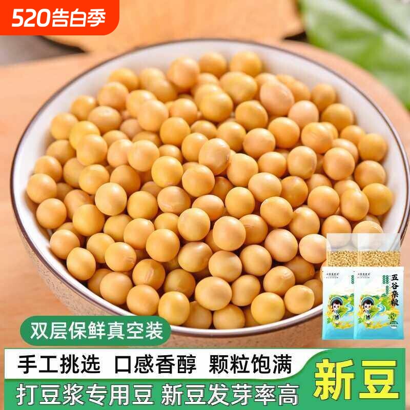打豆浆专用黄豆东北农家自种大豆种发豆芽五谷杂粮发芽新货新豆