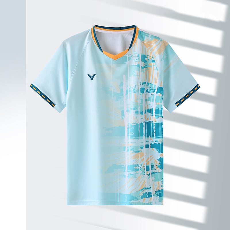 2025新款夏季羽毛球服男女短袖速干乒乓球大赛服训练运动套装球衣