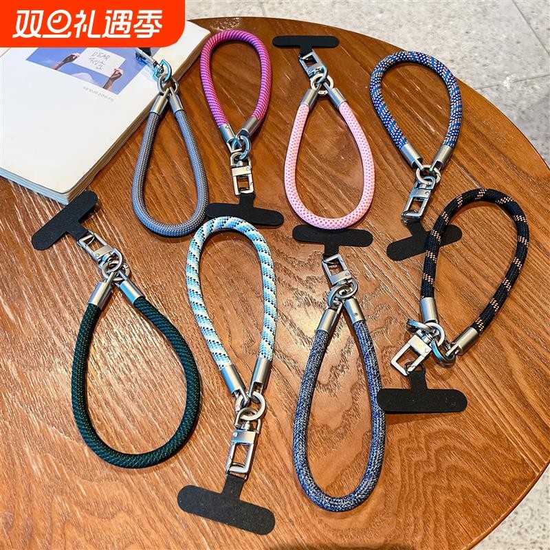 牢固金属扣手机挂绳欧洲防盗绳挂手上腕带手绳户外运动旅游背包钥匙扣