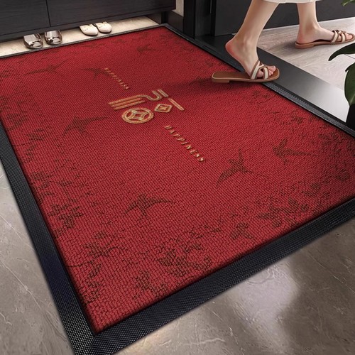 入户地垫大门口防滑脚垫红色高端