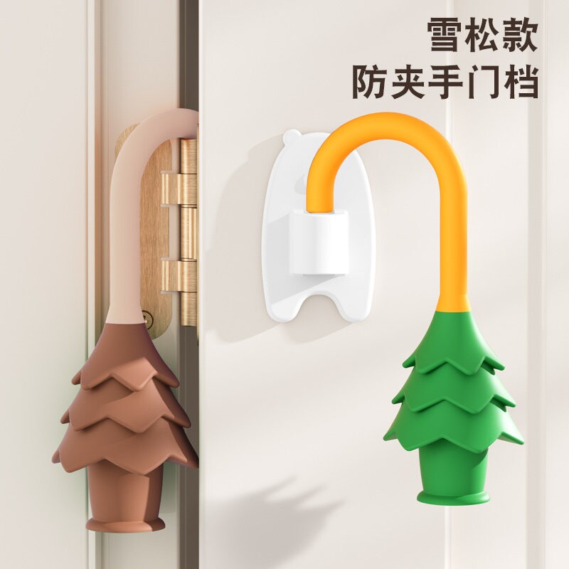 安全防夹手门挡门卡止关图片
