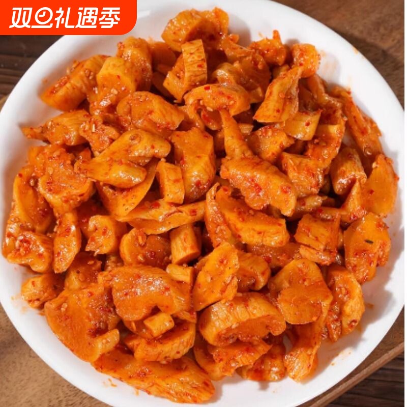 吉丽苏香辣萝卜干麻辣香脆咸菜下饭菜瓶装辣脆味开胃菜罐装