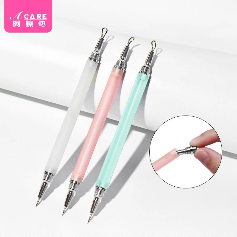 粉刺针C1pl000-挤痘痘工具除黑头脂肪粒镊子脸部家用便携粉刺