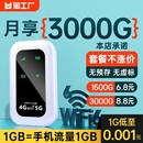 5g无限流量移动无线wifi4g网络全国通用纯流量上网卡无车载wilf路由器神器放大家用 随身wifi2024新款