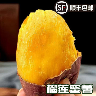 顺丰包邮正宗榴莲蜜薯黄金番薯新鲜黄心红薯现挖地瓜蔬菜真蜜薯