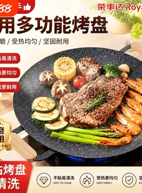 加厚麦饭石烧烤盘|超1000次加购