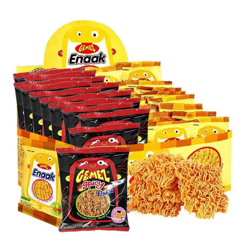 GEMEZ印尼进口enaak小鸡面干脆面办公室解馋追剧零食小吃膨化食品