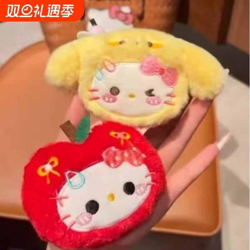 学生少女心创意水果猫咪公仔甜美发夹新款可爱百搭玩偶发饰品发卡