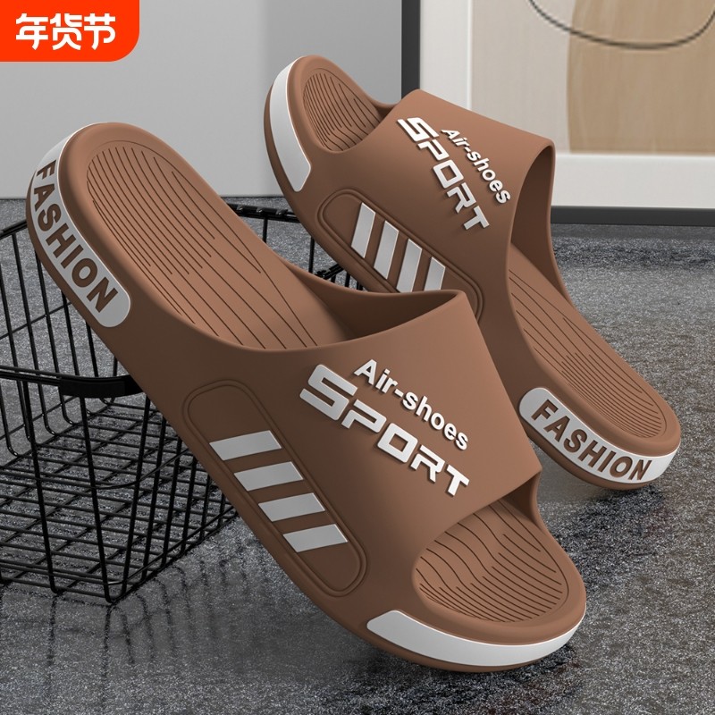 男士拖鞋夏季家居室内情侣洗澡防滑大码外穿凉拖男款防臭厚底手工