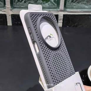【镂空洞洞网壳】夏天散热适用华为mate70手机壳Mate70pro+蜂窝网磁吸保护套60/50e大孔镜头Pura70新款钛灰色