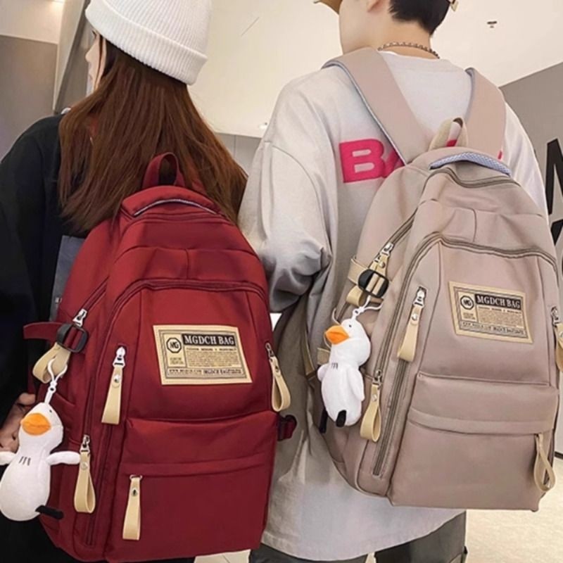 书包女大容量男高中初中生中学生背包小学生4-6年级大学生双肩包