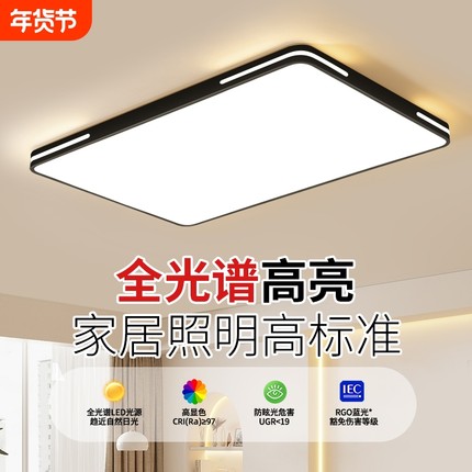 LED吸顶客厅灯主卧室灯2025年新款现代简约圆形阳台过道房间灯具