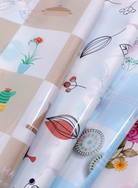 塑料桌布防水防烫防油餐桌茶几书桌保护垫长方形免洗桌垫台布环保