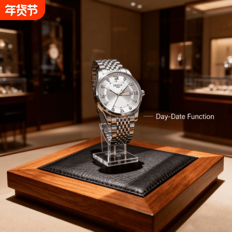 老人手表男士爸爸女款情侣表防水老年人学生石英表男款非机械表礼