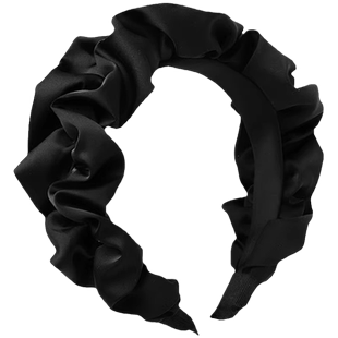 白鹿同款颅顶褶皱发箍女款夏季发卡显脸小洗脸头箍2024年新款高级