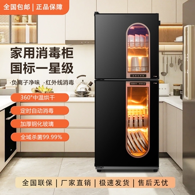 新款消毒柜双门立式高温臭氧烘干