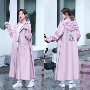 雨衣女款长款全身防暴雨电动电瓶车专用单人一体成人加厚外穿雨披