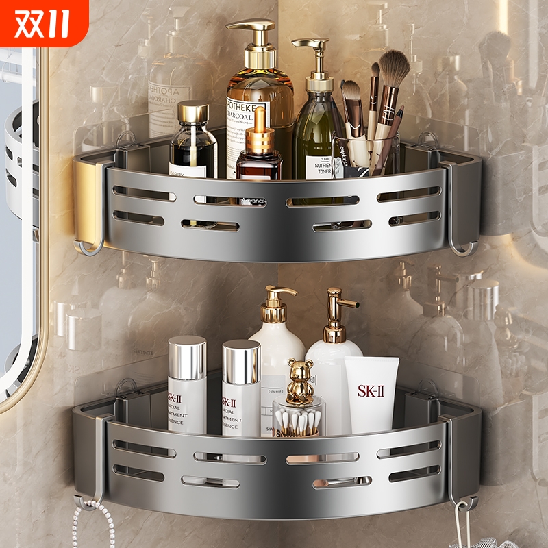 【超强承重】浴室三角置物角架