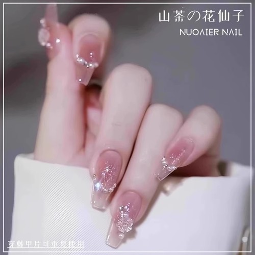 美甲蝶仙子猫眼甲片|千人加购