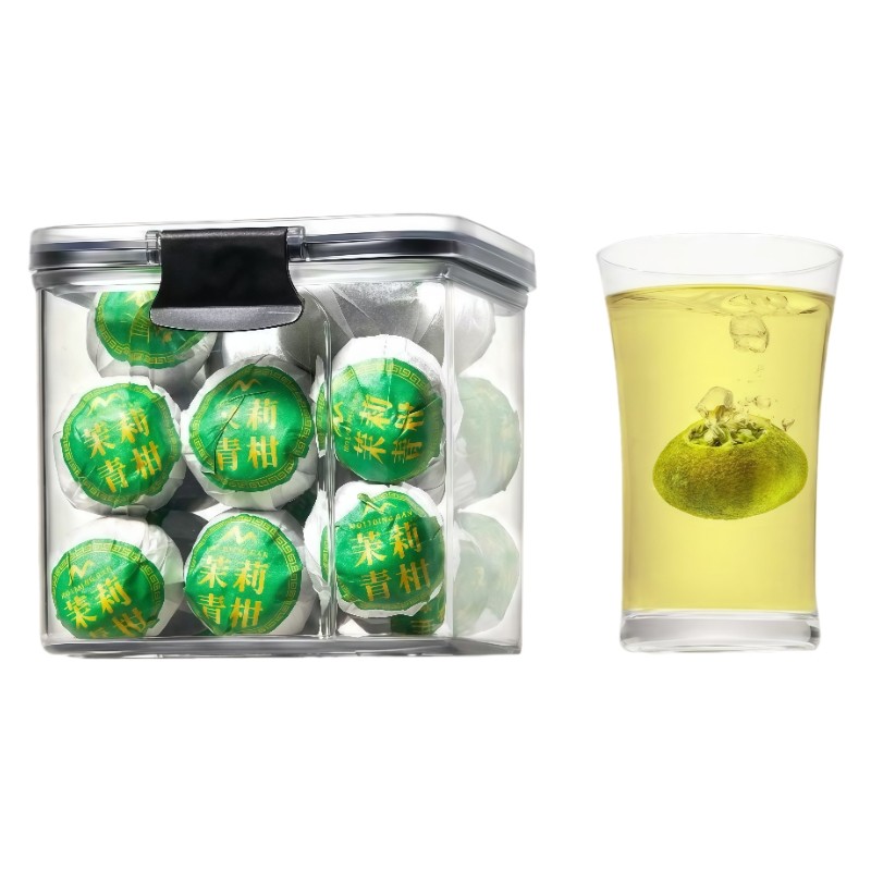 鸿洋名茉莉小青柑茉莉花茶150g