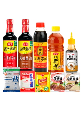 海天家用厨房调味组合装10件套