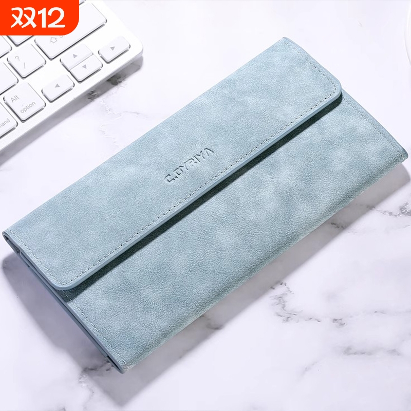 男士长款钱包2025新款多卡位薄款钱夹年轻人卡包一体男生皮夹轻薄