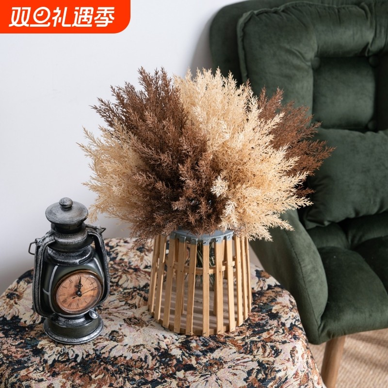 INS家居装饰细雾凇花婚庆玫瑰花墙假花手捧花DYPJ1#