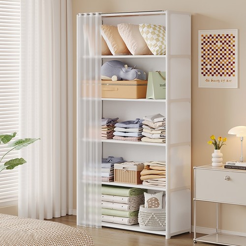 防尘布衣柜组装式|290人收藏