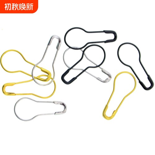 葫芦别针服装吊牌挂件扣针安全小号标签锁针黑色金属胸针固定衣服