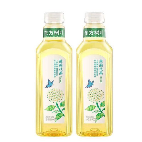 农夫山泉东方树叶茉莉花茶900ml*2瓶包邮大瓶装0糖0卡0脂茶饮料