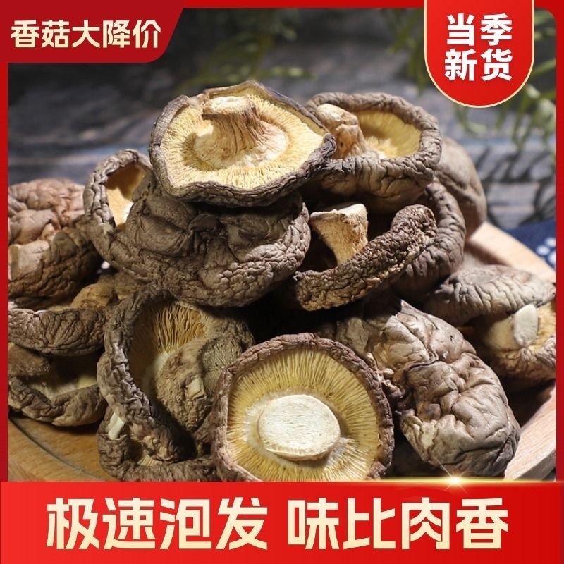 香菇干货特产级干香菇2500g小香茹批发蘑菇冬菇营养菌菇商用煲汤