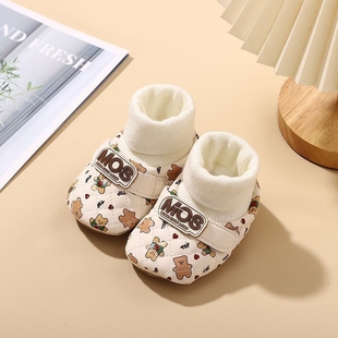 1岁步前鞋 男女宝宝步前鞋 子 秋冬款 12个月婴幼儿6鞋 软底婴儿鞋