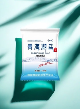 汉晶400g/袋健康绿色食品湖盐家用商用食盐炒菜细盐0添加