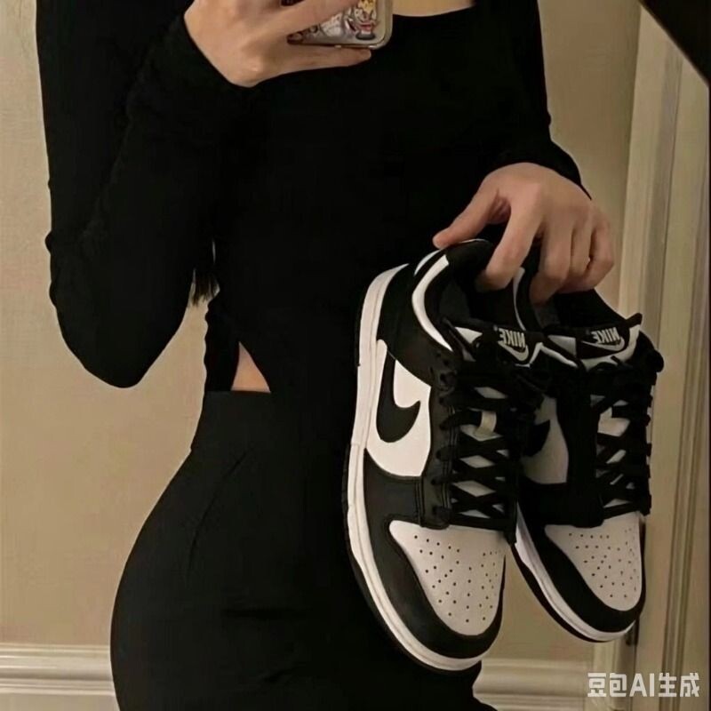 爆款黑白复古板鞋夏季低帮休闲男女鞋情侣小白鞋百搭潮流款骑行鞋